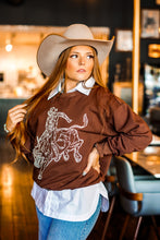 Load image into Gallery viewer, The Roughies Pullover in Brown
