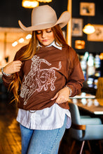 Load image into Gallery viewer, The Roughies Pullover in Brown
