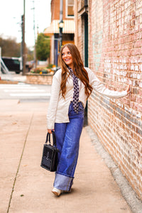 The Teagan Top in Ivory