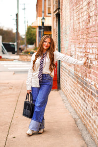 The Teagan Top in Ivory