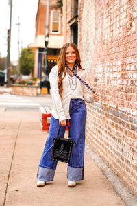 The Teagan Top in Ivory