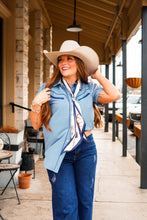 Load image into Gallery viewer, The Shorty Top in Light Blue
