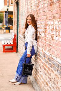 The Teagan Top in Ivory