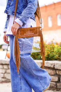 The Boot Stitch Clear Crossbody