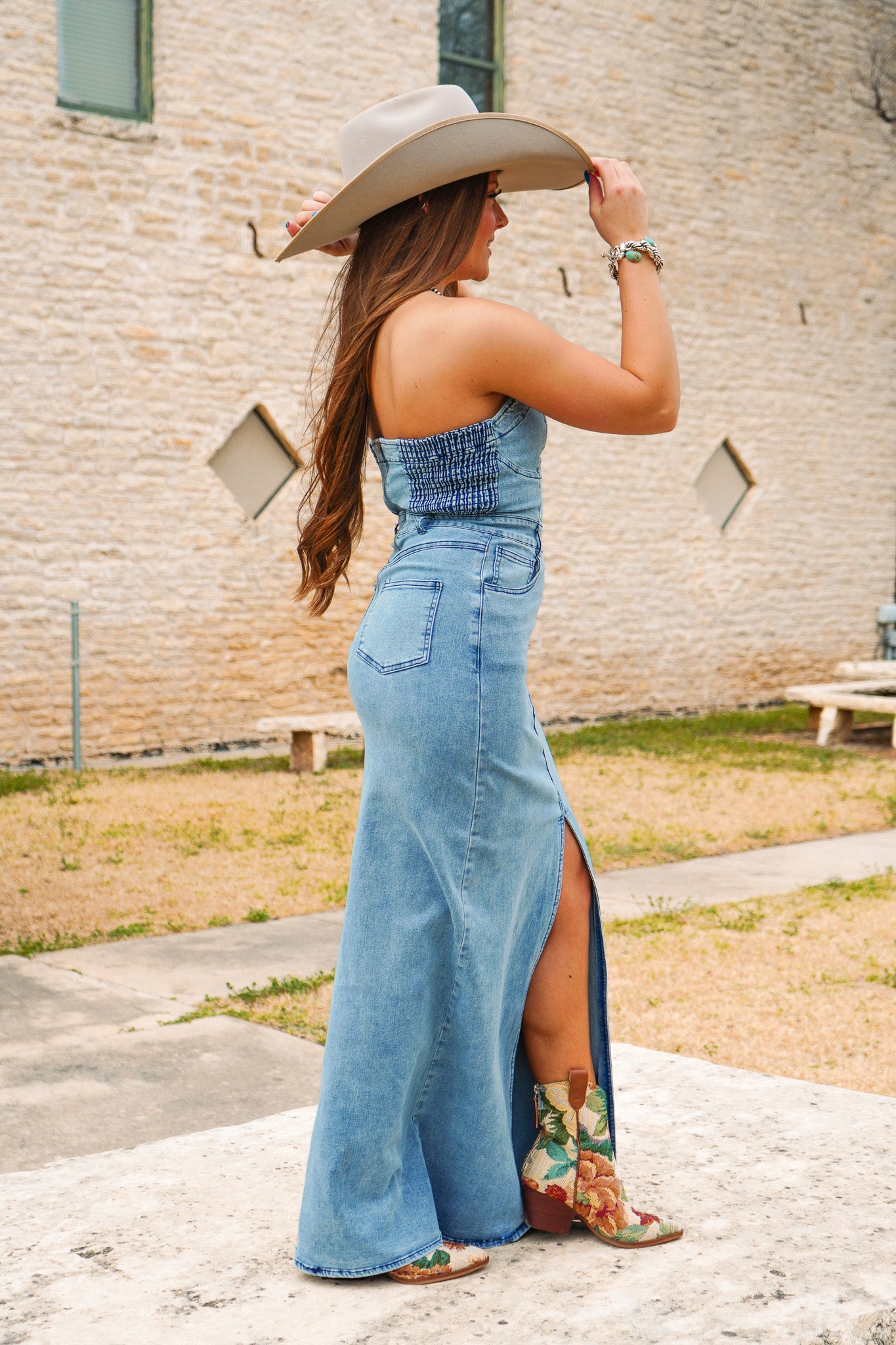 The Folsom Denim Dress Punchy Vaquera The Folsom Denim Dress Punchy Vaquera