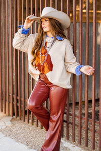 The Oriana Leather Pants