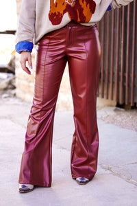 The Oriana Leather Pants