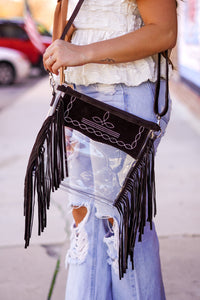 The Boot Stitch Clear Crossbody