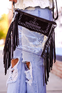 The Boot Stitch Clear Crossbody