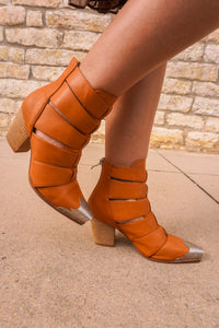 The Beckett Booties in Camel