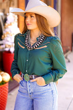 Load image into Gallery viewer, The Romer Top in Green
