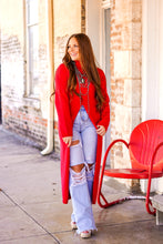 Load image into Gallery viewer, The Bellini Sweater Tunic in Red
