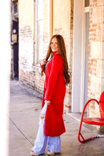 Load image into Gallery viewer, The Bellini Sweater Tunic in Red
