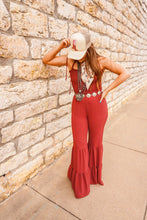 Load image into Gallery viewer, The Cree Jumpsuit in Burgundy
