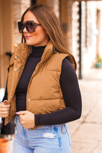 Load image into Gallery viewer, The Macie Puffer Vest in Camel
