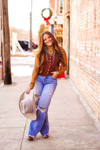 The Bart Sweater Vest in Brown