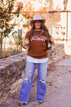 Load image into Gallery viewer, The Howdy Brown Sweater
