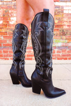 Load image into Gallery viewer, The Bandera Boots in Black
