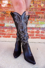 Load image into Gallery viewer, The Bandera Boots in Black
