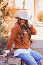 Load image into Gallery viewer, The Howdy Brown Sweater
