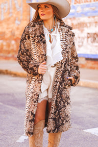 The Bain Snakeskin Coat