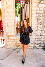 Load image into Gallery viewer, The Matthew Romper in Black
