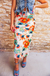 The Canton Floral Skirt