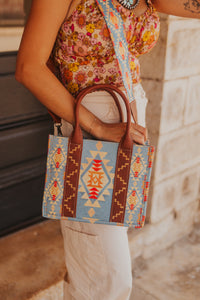 The Southwest Crossbody in Turquoise
