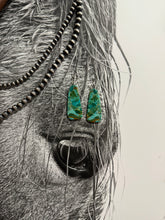 Load image into Gallery viewer, Authentic Slab Earrings in Turquoise
