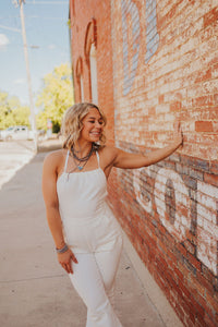 The Adelaide Jumpsuit in White