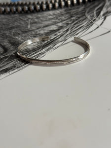Thin Dainty Silver Cuff