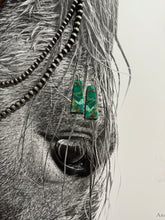 Load image into Gallery viewer, Authentic Slab Earrings in Turquoise

