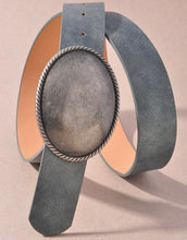 Load image into Gallery viewer, Western Oval Buckle Belt
