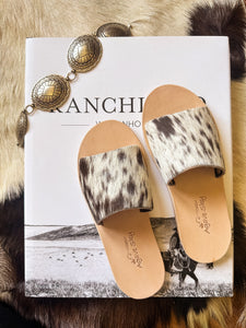 The Yuma Cowhide Sandals