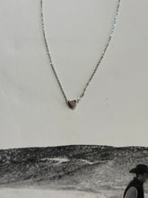 Load image into Gallery viewer, Dainty Block Heart Necklace
