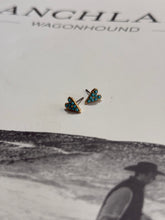 Load image into Gallery viewer, Turquoise &amp; Crystal Earring Set
