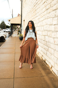 The Beisel Tie Sweater in Ivory