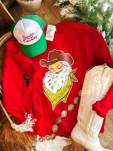 Santa I Want A Cowboy Trucker Hat