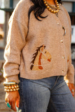 Load image into Gallery viewer, The High Horse Cardigan in Brown
