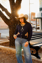 Load image into Gallery viewer, The High Horse Cardigan in Navy
