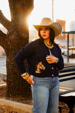 Load image into Gallery viewer, The High Horse Cardigan in Navy
