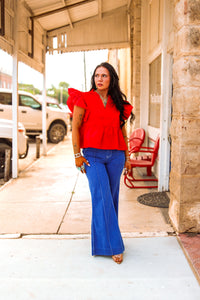 The Everest Top in Red