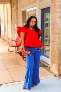 The Everest Top in Red