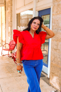 The Everest Top in Red