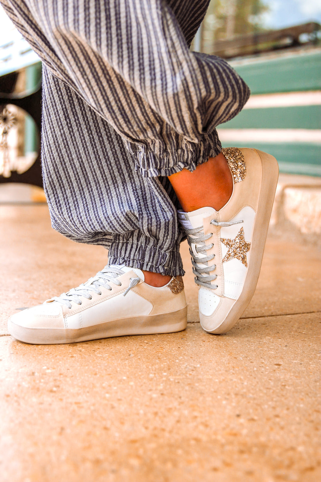 The Super Star Sneaker in Beige