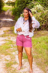 The Salado Shorts in Rose