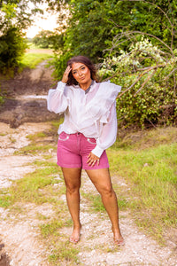 The Salado Shorts in Rose