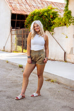 Load image into Gallery viewer, The Birdie Shorts in Olive
