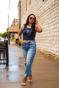The Rodeo Tank in Vintage Navy