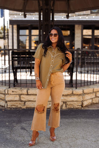 The Shorty Top in Olive
